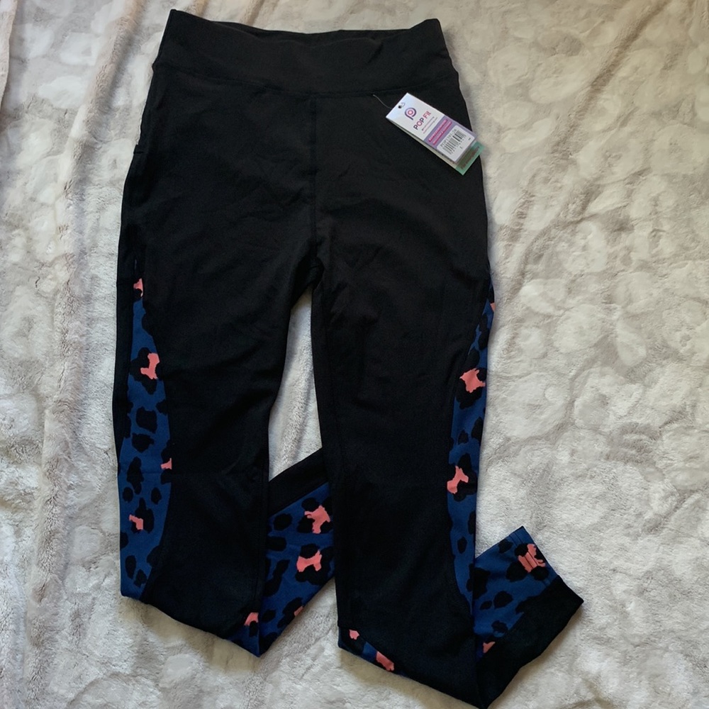 PopFit Cheetah Accent Leggings